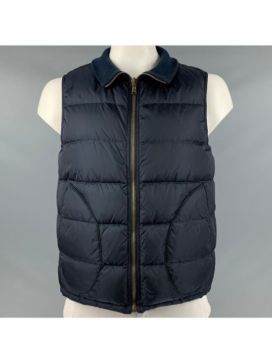 Paul Smith Other - PAUL SMITH Size XL Navy Quilted Nylon Zip Up Vest